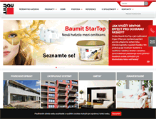 Tablet Screenshot of baumit.cz
